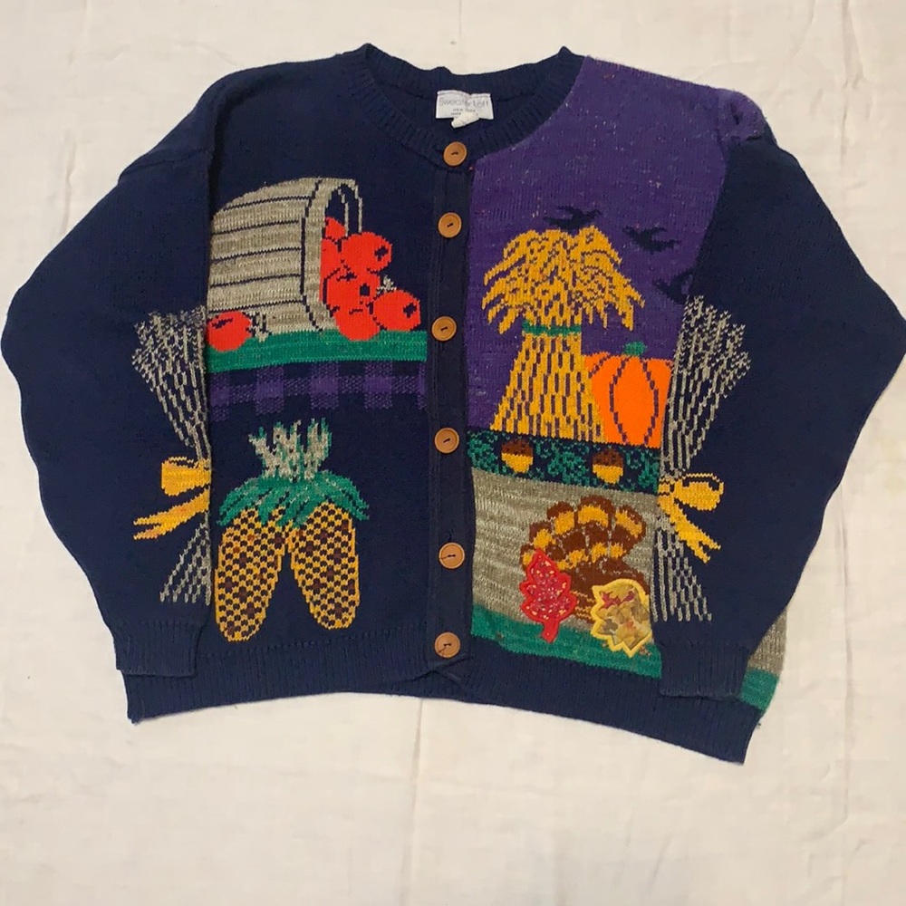 Sweater Loft NY a, Fall cardigan, size large